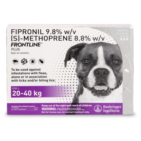 frontline plus dog L